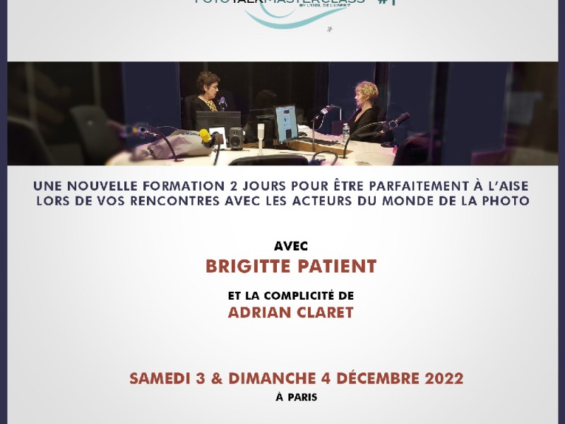 Etre interviewé.e  : parler de ses photographies. Formation.