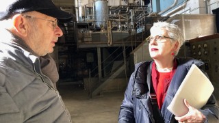 Patrick Delat pendant le tournage